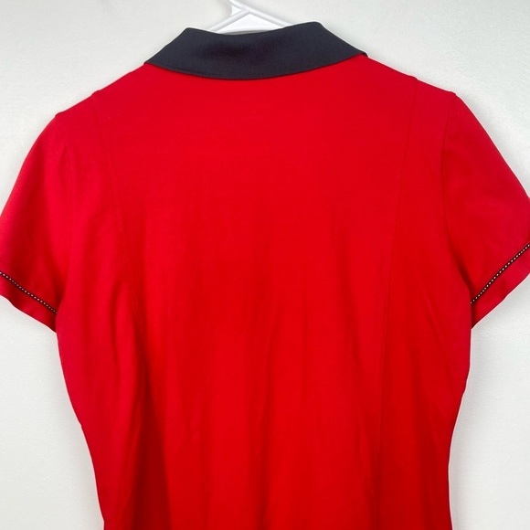 TRAIL Performance Golf/Tennis Shirt in Red - Size S - Picture 4 of 9